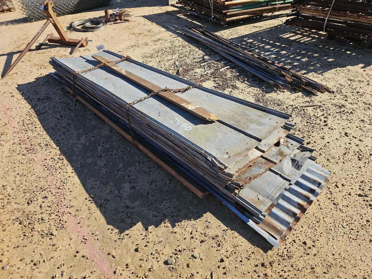 2450 - 27 - PC USED 8' TIN