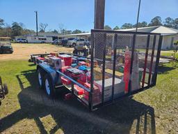 2122 - 76" X 16' GATE TRAILER *