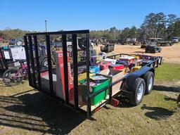 2122 - 76" X 16' GATE TRAILER *