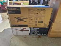 2220 - 2- 56" LED CEILING FANS