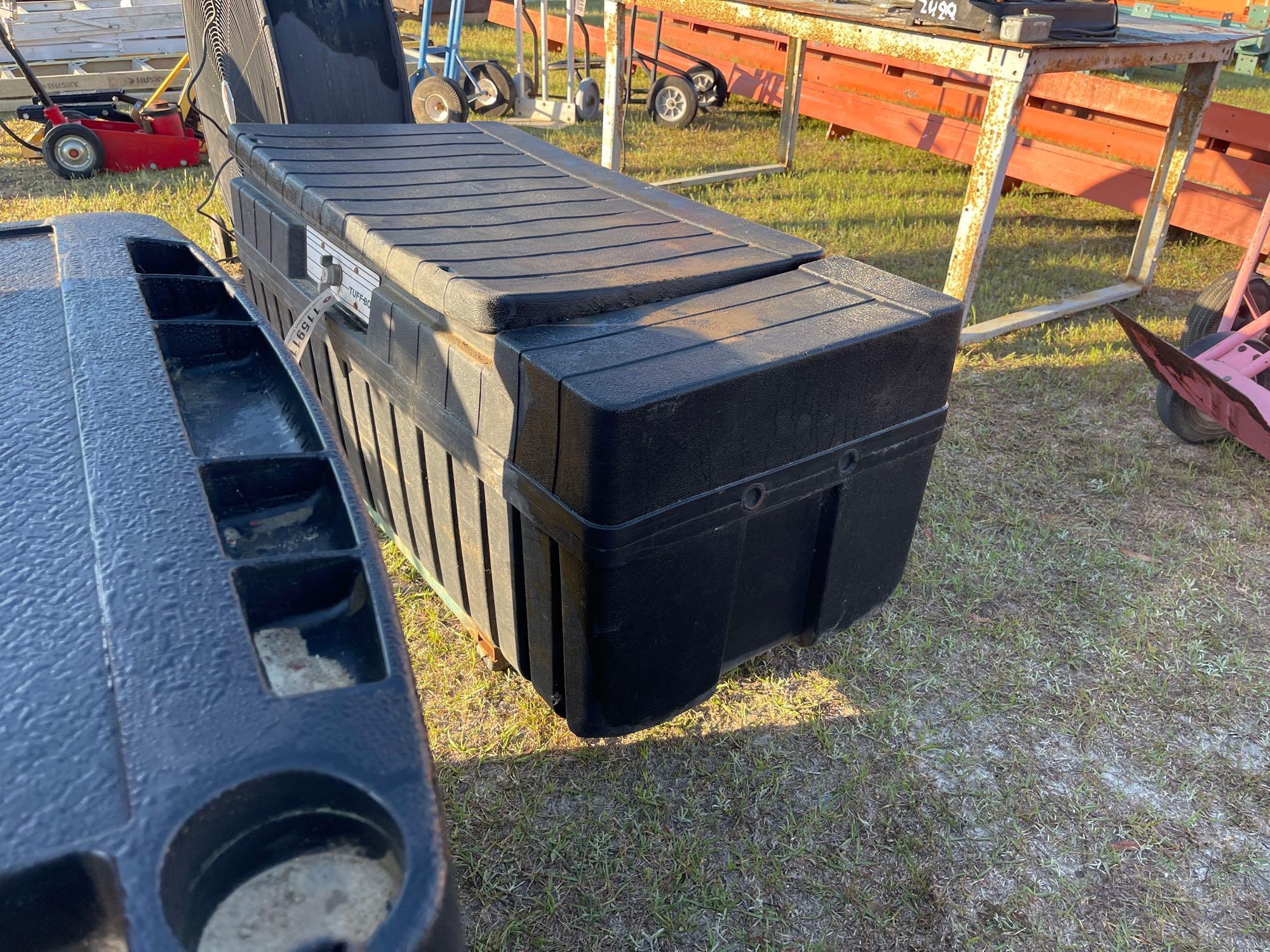2492 - TUFF BOX OF MISC HYDRAULIC HOSES