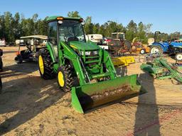 168 - JOHN DEERE 4052R 4WD CAB TRACTOR