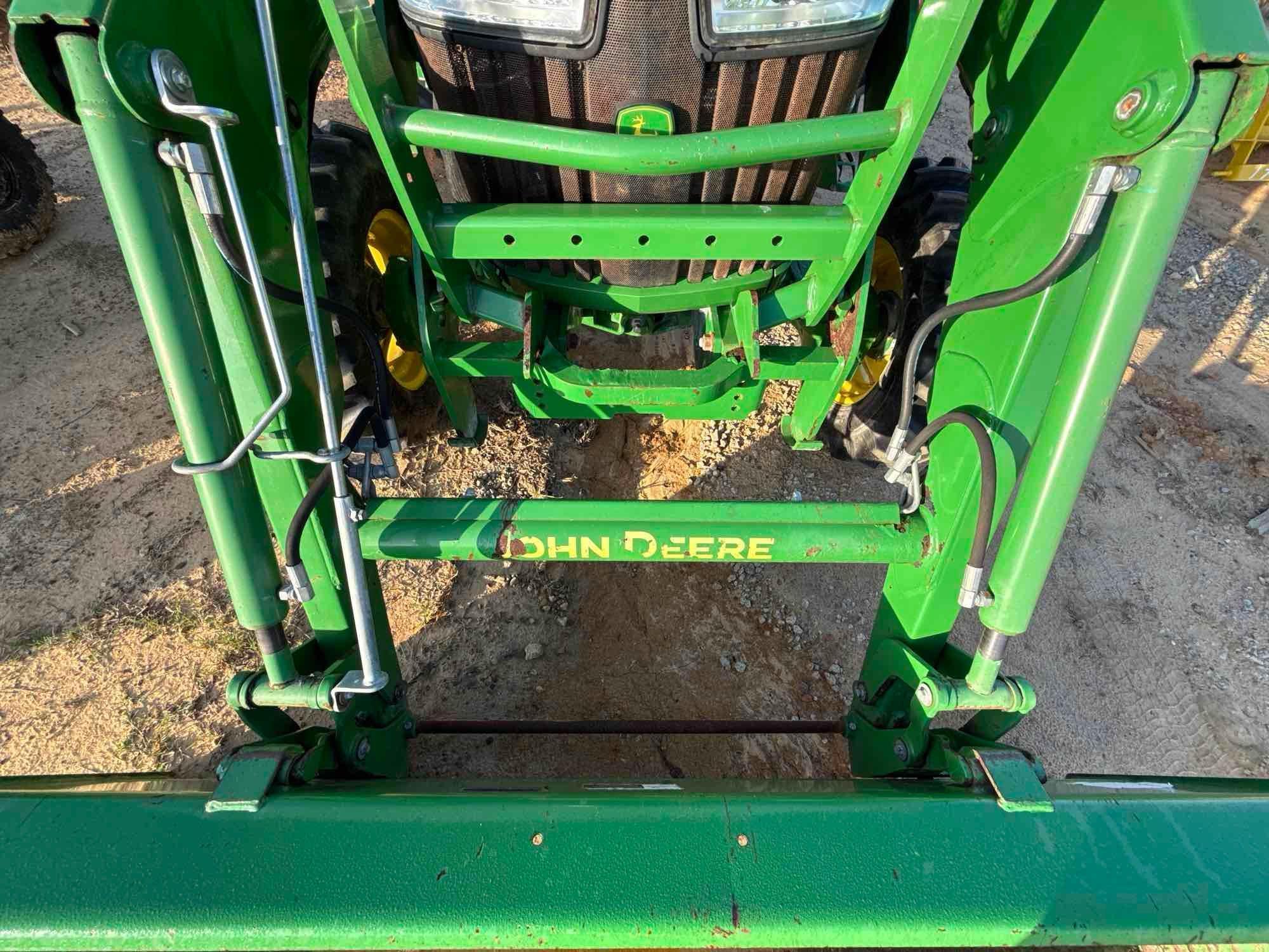 168 - JOHN DEERE 4052R 4WD CAB TRACTOR