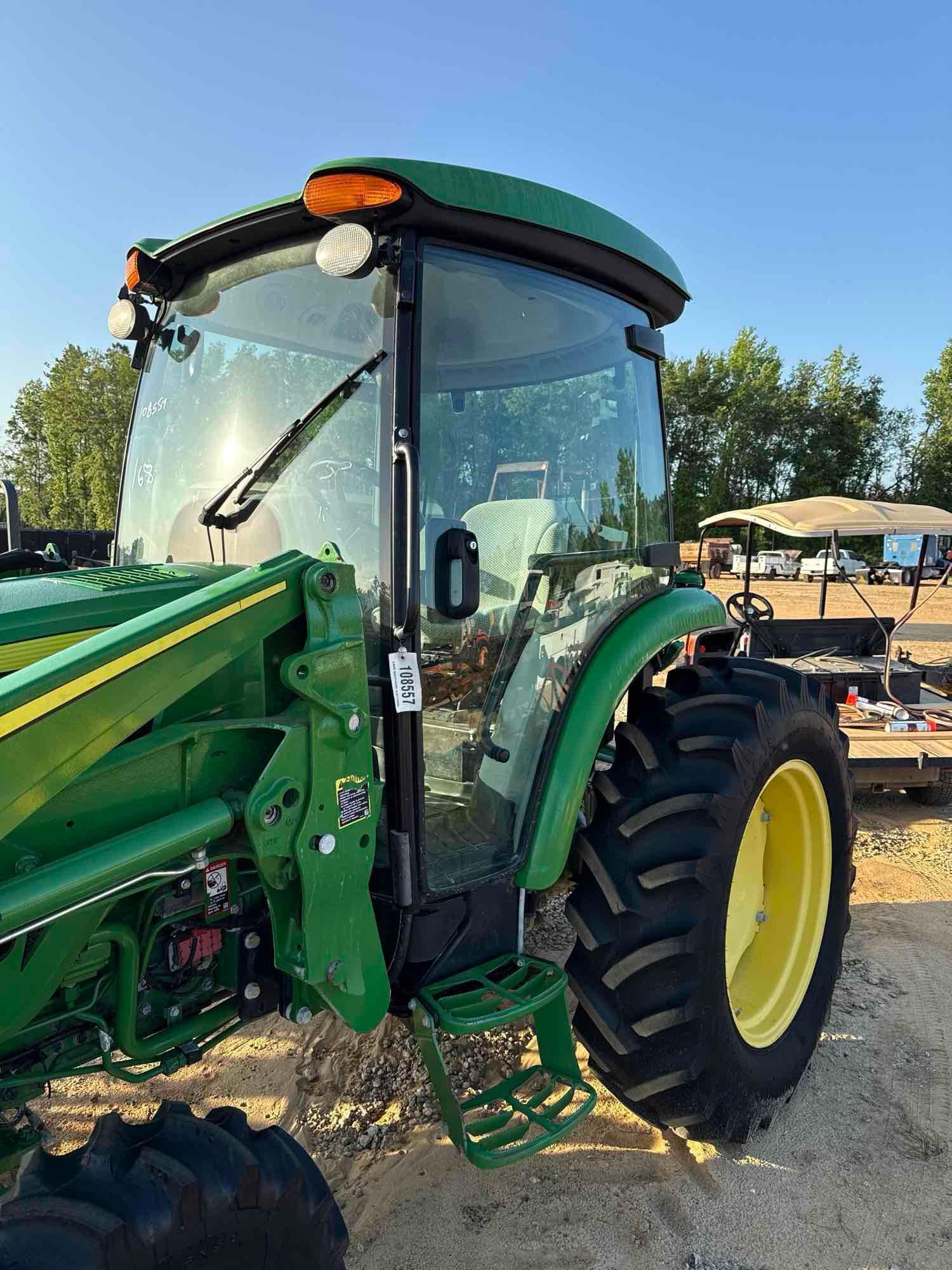 168 - JOHN DEERE 4052R 4WD CAB TRACTOR