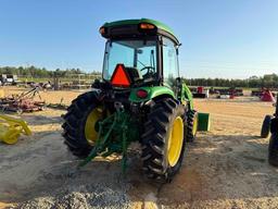168 - JOHN DEERE 4052R 4WD CAB TRACTOR