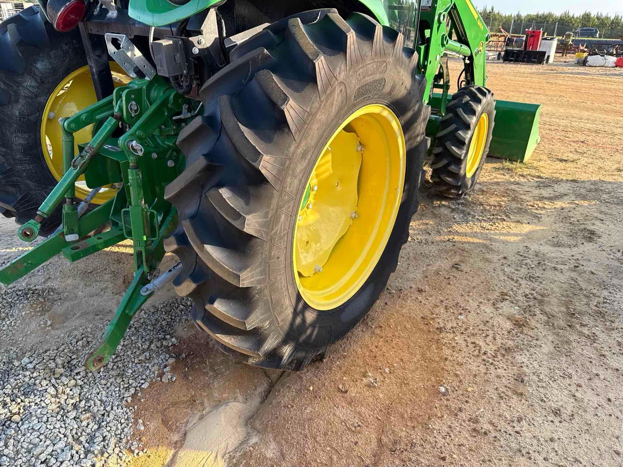 168 - JOHN DEERE 4052R 4WD CAB TRACTOR