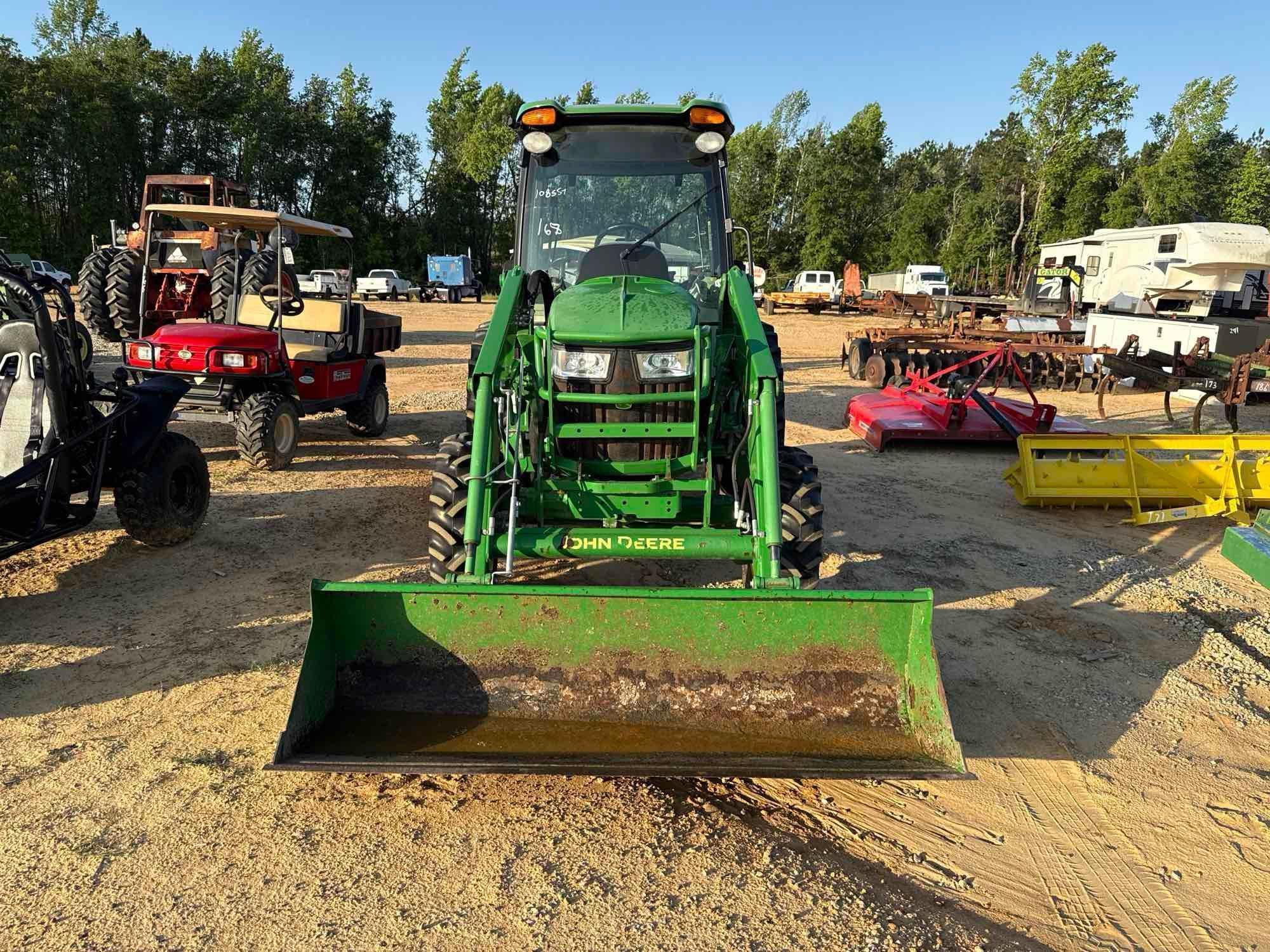 168 - JOHN DEERE 4052R 4WD CAB TRACTOR