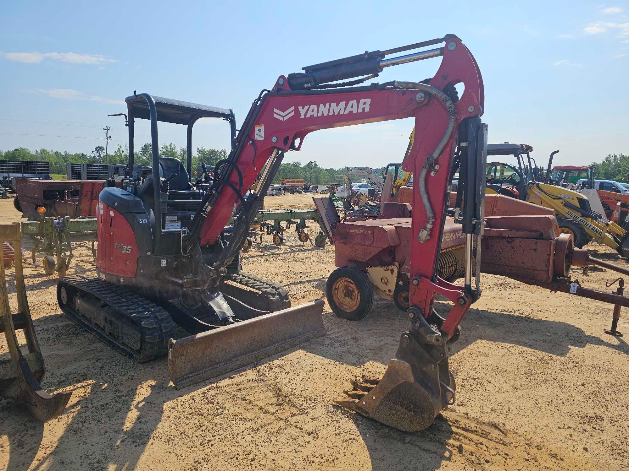 329 - 2023 YANMAR VIO 35-6A MINI EXCAVATOR