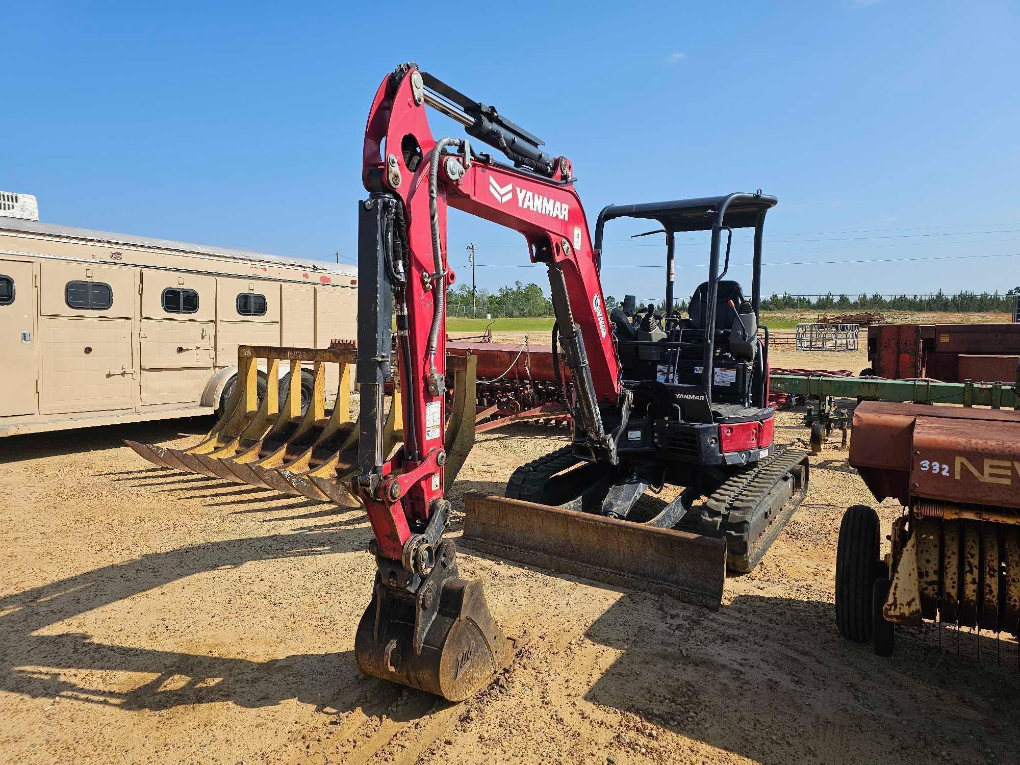 329 - 2023 YANMAR VIO 35-6A MINI EXCAVATOR