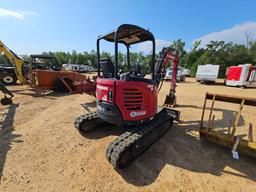 329 - 2023 YANMAR VIO 35-6A MINI EXCAVATOR