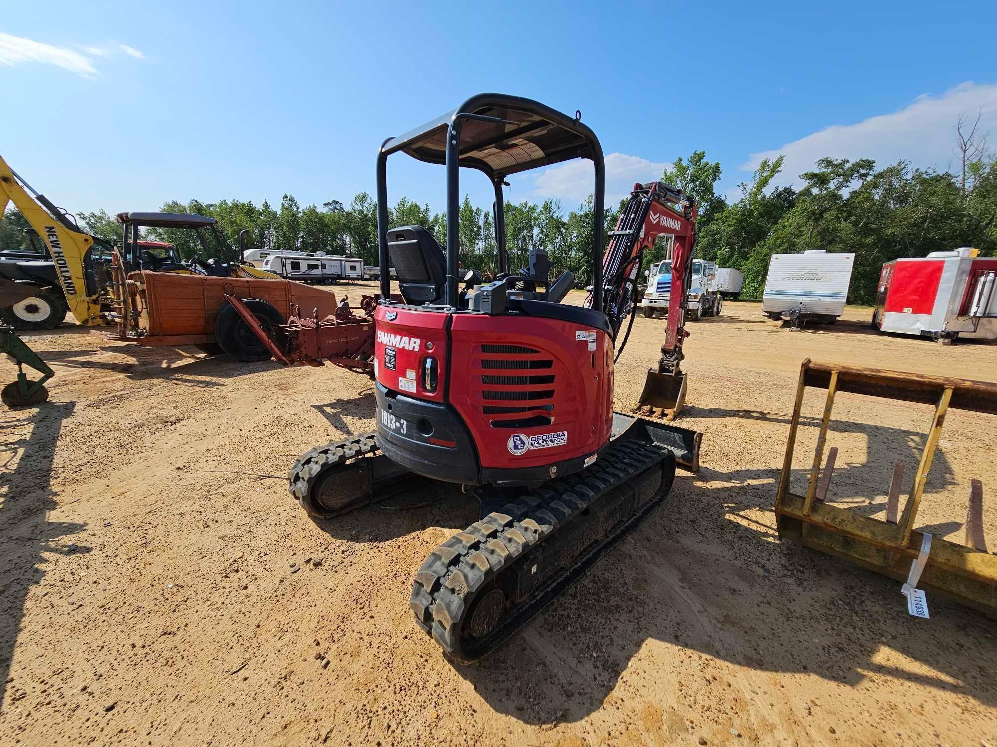 329 - 2023 YANMAR VIO 35-6A MINI EXCAVATOR
