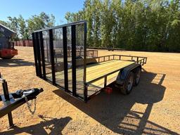 501 - NEW - 6' 4" X 16' GATE TRAILER *