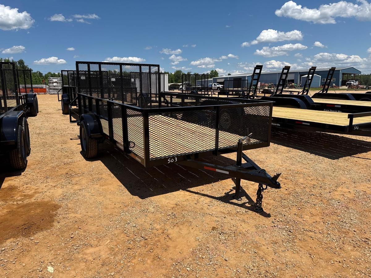 503 - NEW 6' 4" X 12' GATE TRAILER