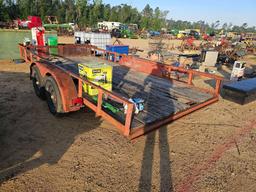 2161 - TRAILER 16FT. WITH HOOK ON RAMPS *