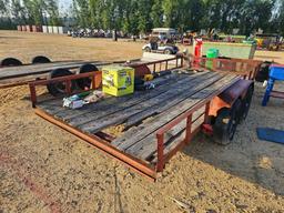 2161 - TRAILER 16FT. WITH HOOK ON RAMPS *