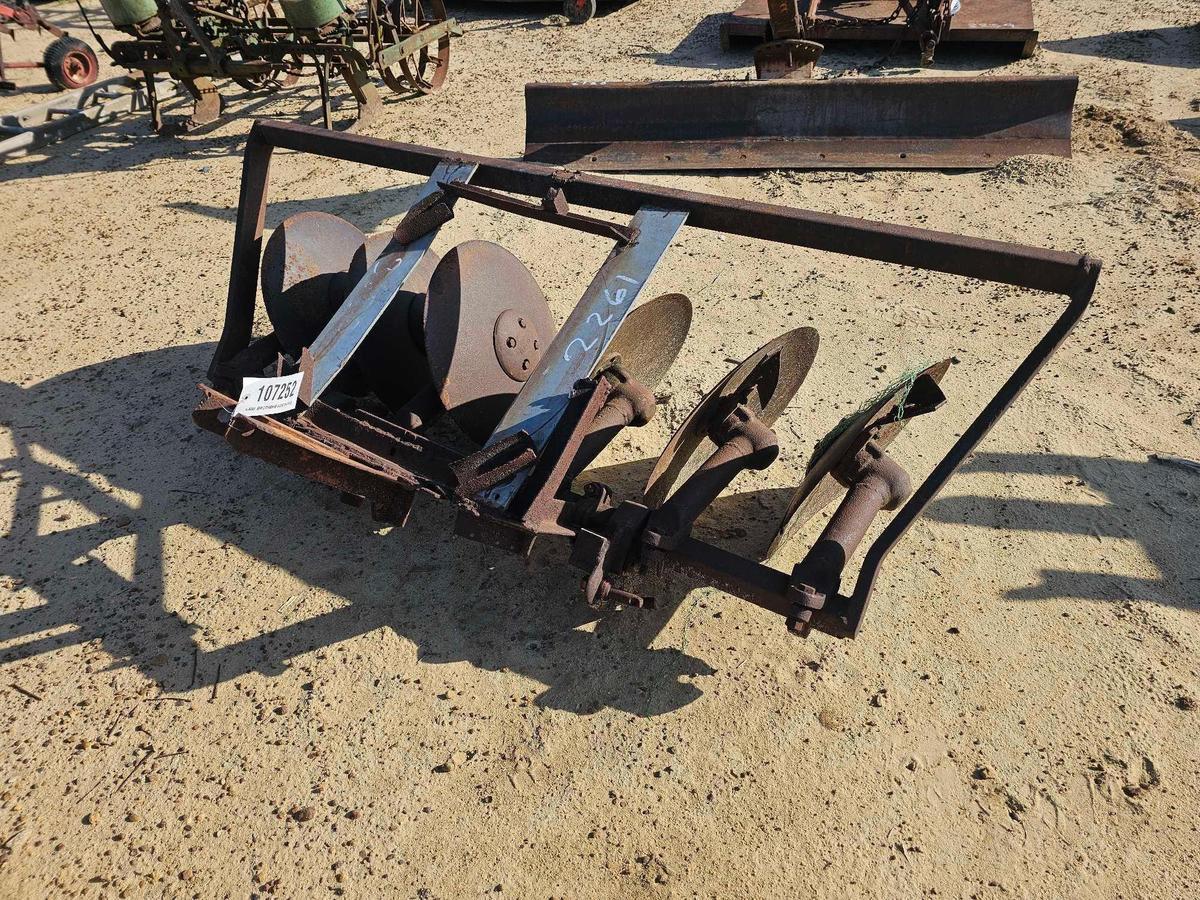 2261 - 6 DISC FIRE BREAK PLOW, 3 PT. HITCH