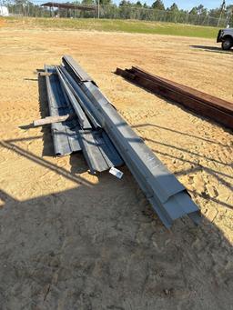 2421 - BUNDLE OF MISCELLANOUS GALVANIZED ROOFING