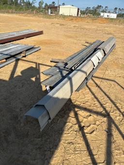 2421 - BUNDLE OF MISCELLANOUS GALVANIZED ROOFING