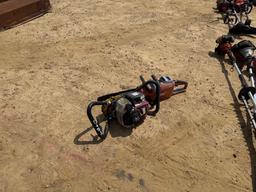 2489 - ECHO 58V CHAINSAW & 1 - MAN AUGER