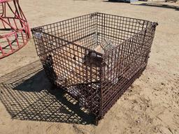 2575 - 4' X 4' METAL CRATE