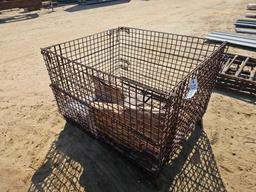2575 - 4' X 4' METAL CRATE