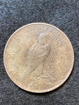 (3) 1924 Peace Silver Dollars