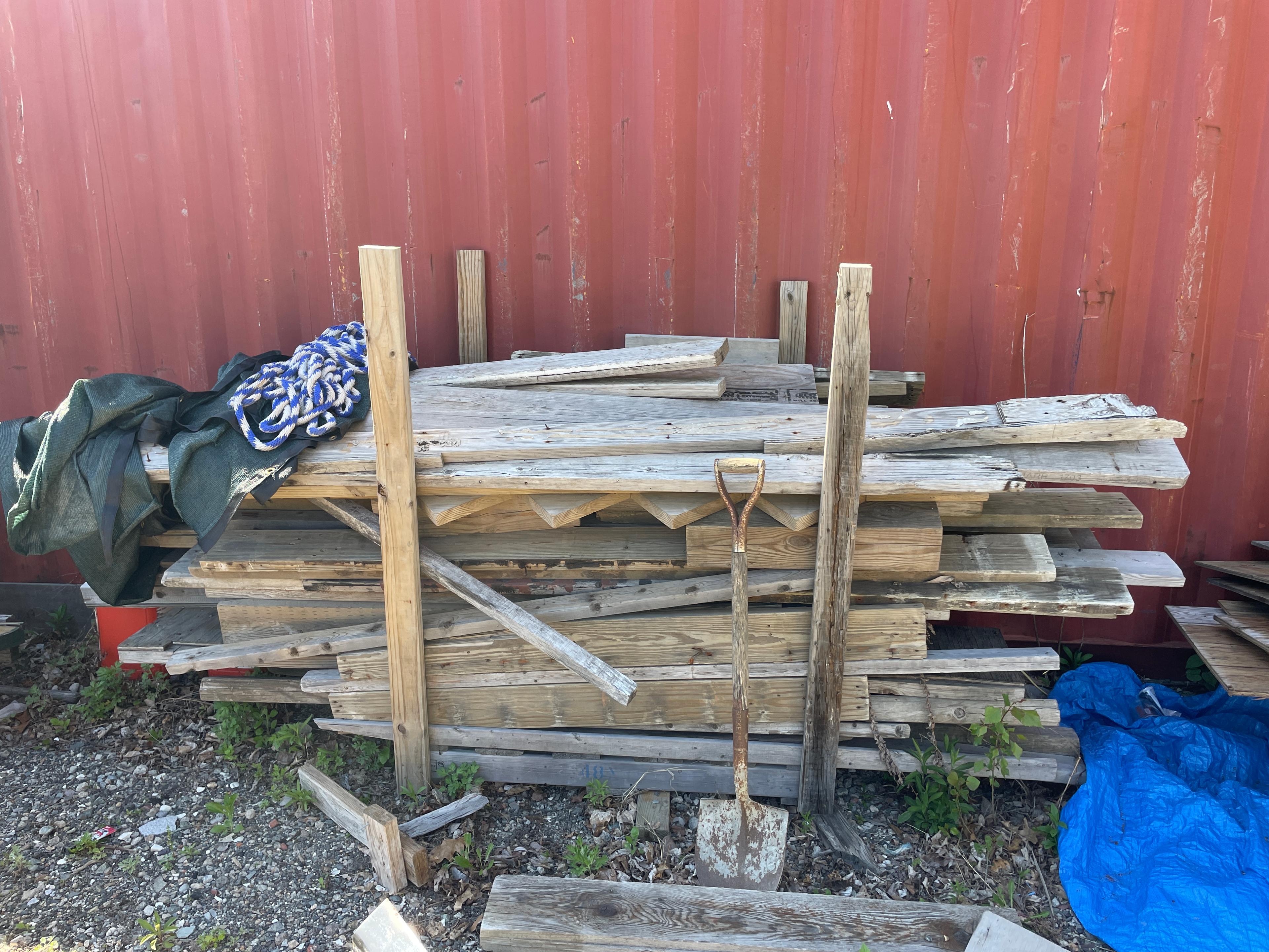 Large Qty. Pressure Treated Lumber (MUST TAKE ALL)