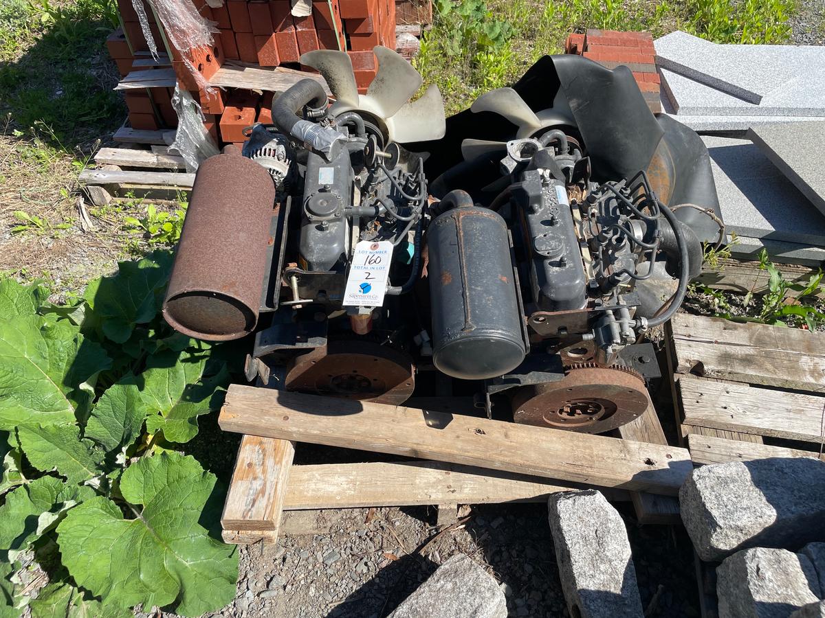 (2) Kubota 3 Cylinder Diesel Motors