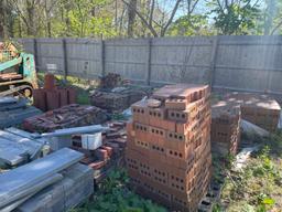{LOT} All Red Brick in Yard (See Pics)
