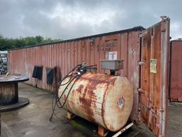 (Lot) 40 Conex Box  Work Shop w/ Onan Deisel #L423 Generator w/ 2,251 Hrs., 220 and 408V,  Ingersoll
