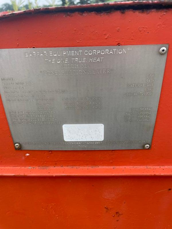 Model #DF-6 LOW PRES NG, 1 Phase, 220Volt,  DF6-6419