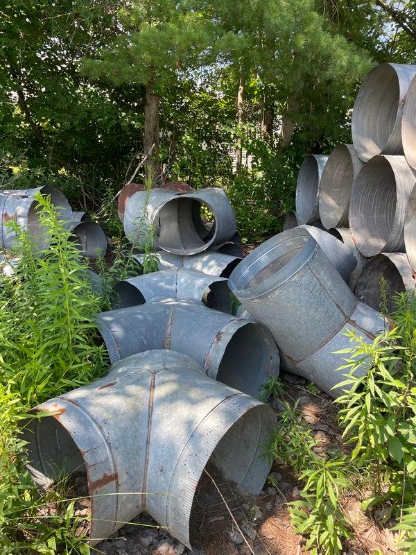 (Lot) 24"D Y Duct Fitting Approx. (12) Qty.