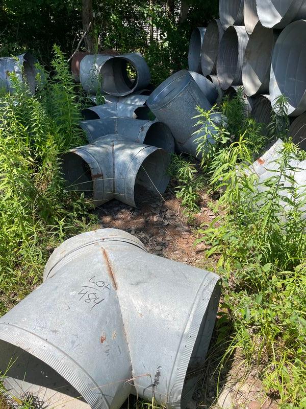 (Lot) 24"D Y Duct Fitting Approx. (12) Qty.
