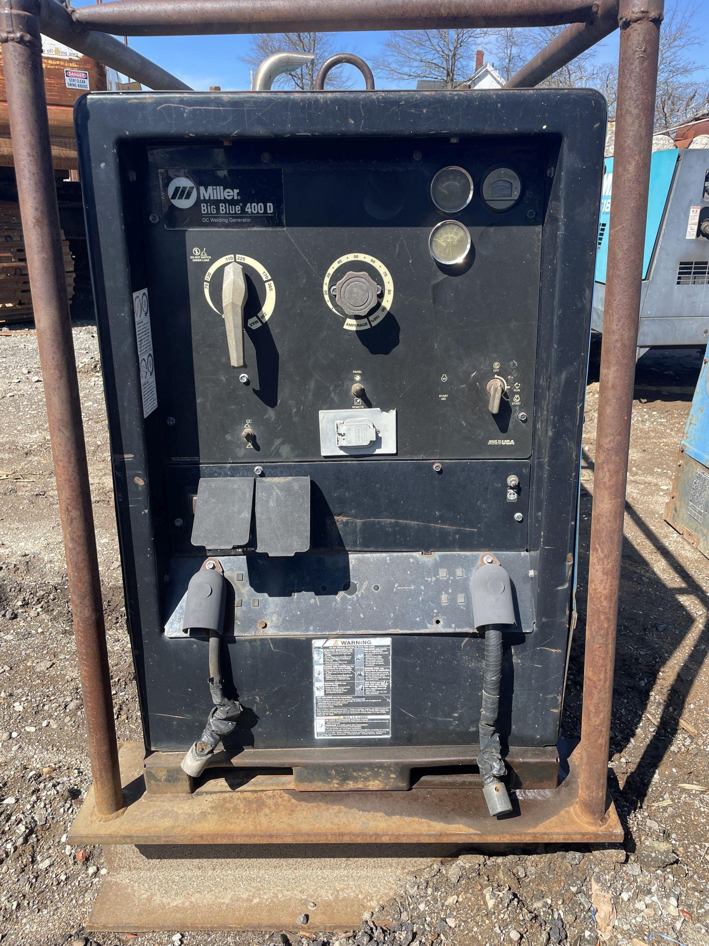 Miller Big Blue 400D DC Welder/ Generator w/ Hours: NA and Deutz Diesel Engine