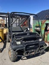 Kawasaki 4 x 4 UTV w/ 4' Manual Dump Body and 2138 Hours