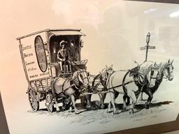 Two D.Russell Vintage Seattle Art Numbered 20" x 16"