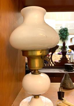 Milk Glass Lamp