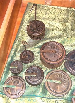 Antique Scale Weights