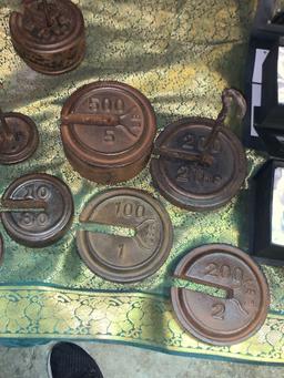 Antique Scale Weights