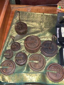 Antique Scale Weights