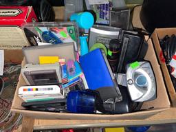 Office Lot- staplers, Hole Punch, Card Reader etc