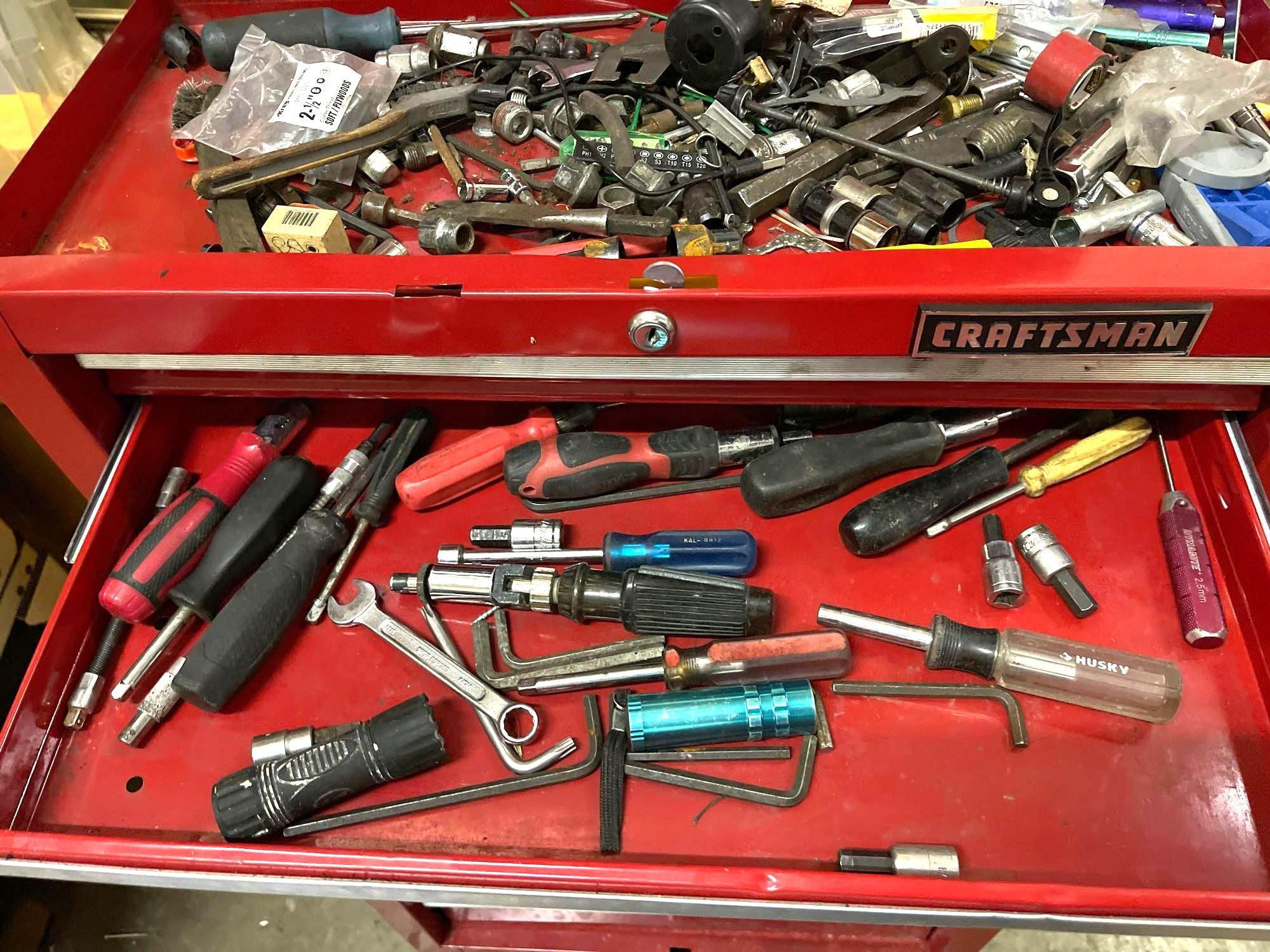 Craftsman Rolling Tool Box with Contents