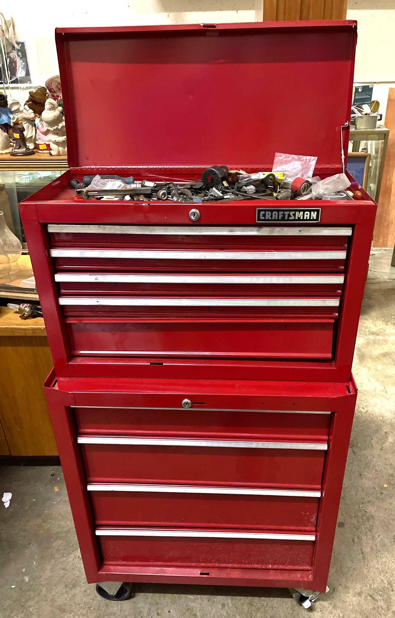 Craftsman Rolling Tool Box with Contents