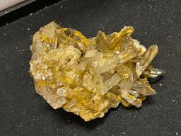 Clear quartz Crystal Slightly Cleaned to Finish Cover w/ Muritic Acid for 24 Hours.
