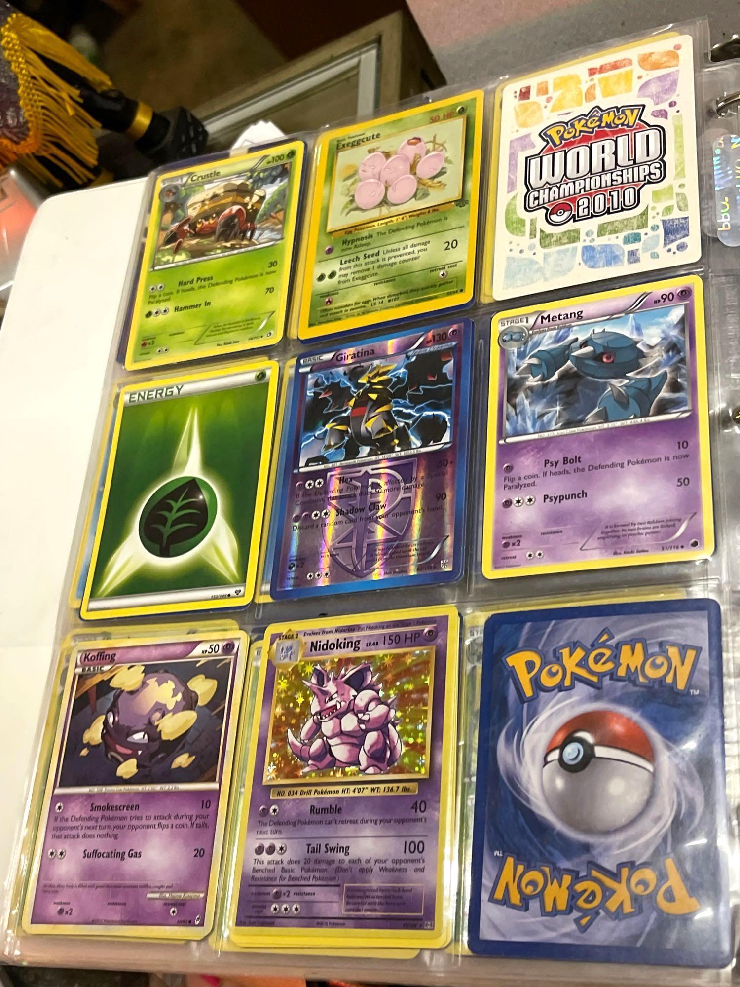Binder of Pokemon Cards- Unsearched Cards are Mostly from 1990's to early 2000's - Including Halos