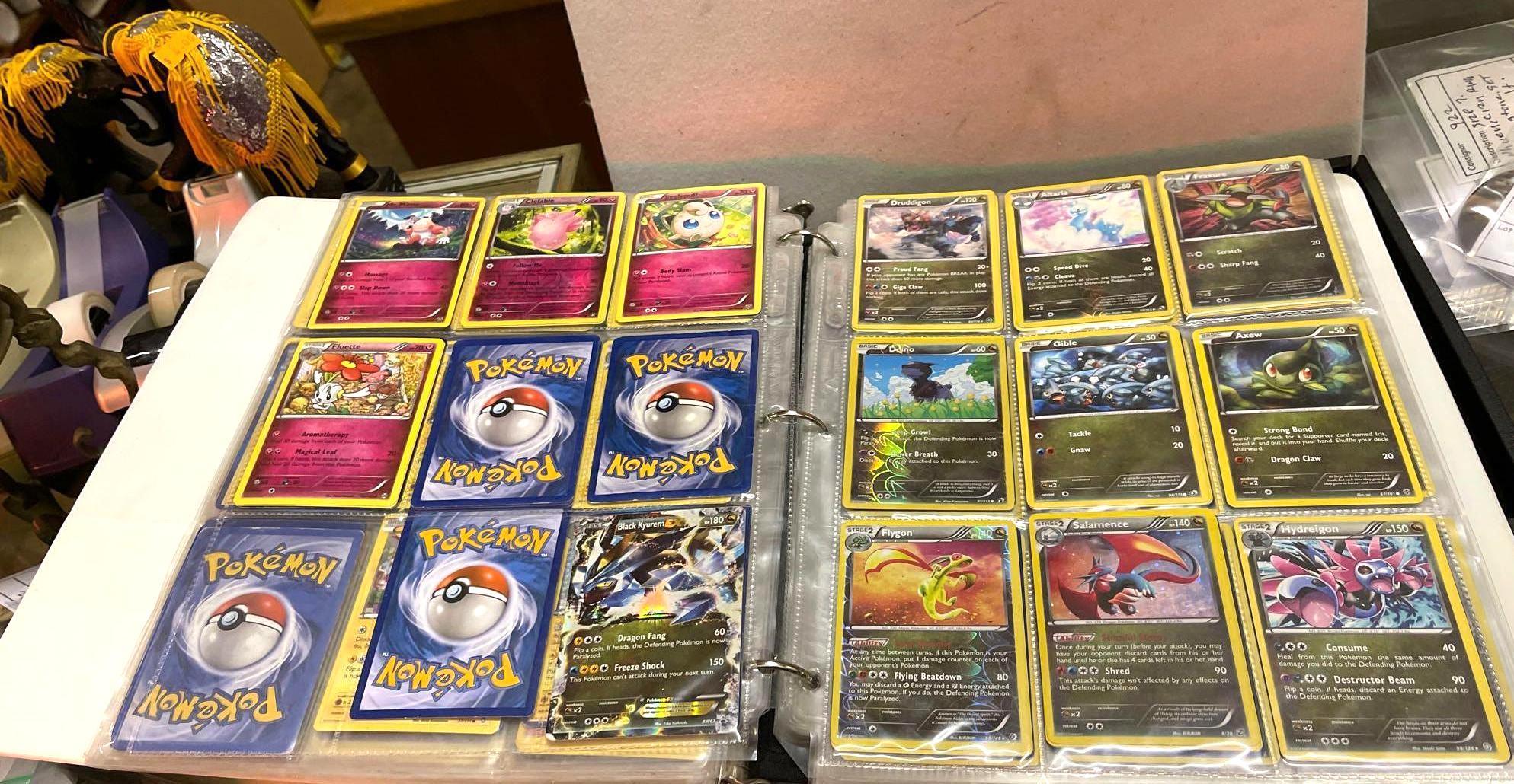 Binder of Pokemon Cards- Unsearched Cards are Mostly from 1990's to early 2000's - Including Halos