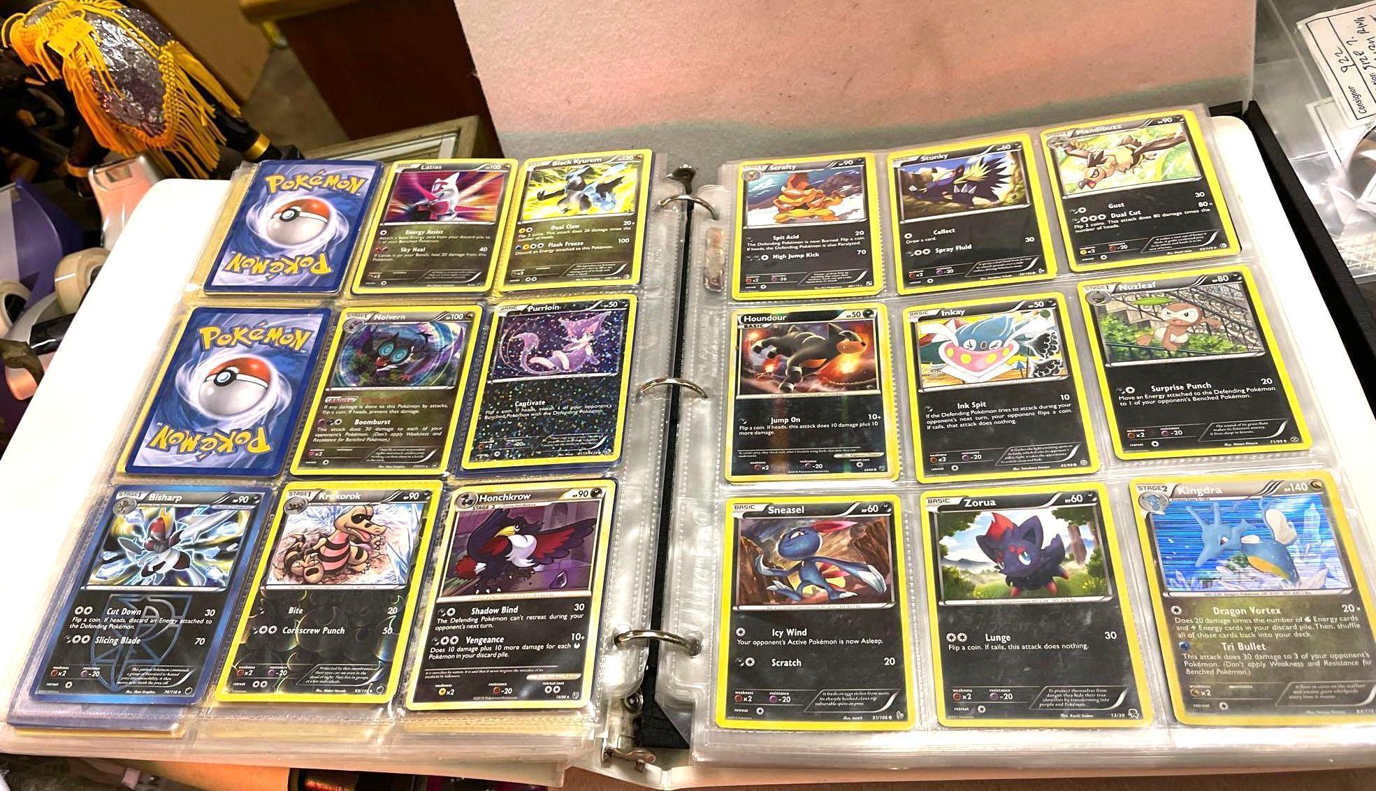 Binder of Pokemon Cards- Unsearched Cards are Mostly from 1990's to early 2000's - Including Halos