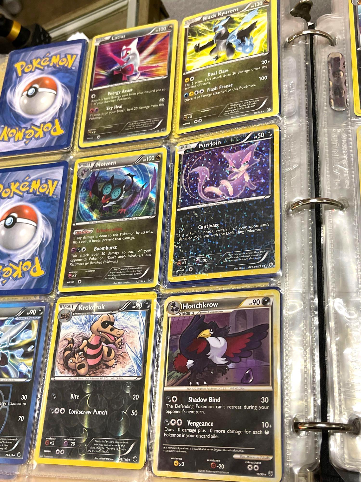 Binder of Pokemon Cards- Unsearched Cards are Mostly from 1990's to early 2000's - Including Halos