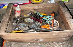 Wood Crate Full of Hand Tools