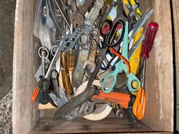 Wood Crate Full of Hand Tools